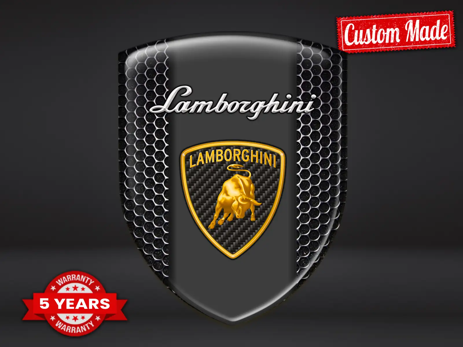 Lamborghini Pegatinas En Relieve Coche Resistentes Limitadas Estilo